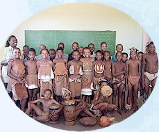 Students in Namib Desert, Namibia